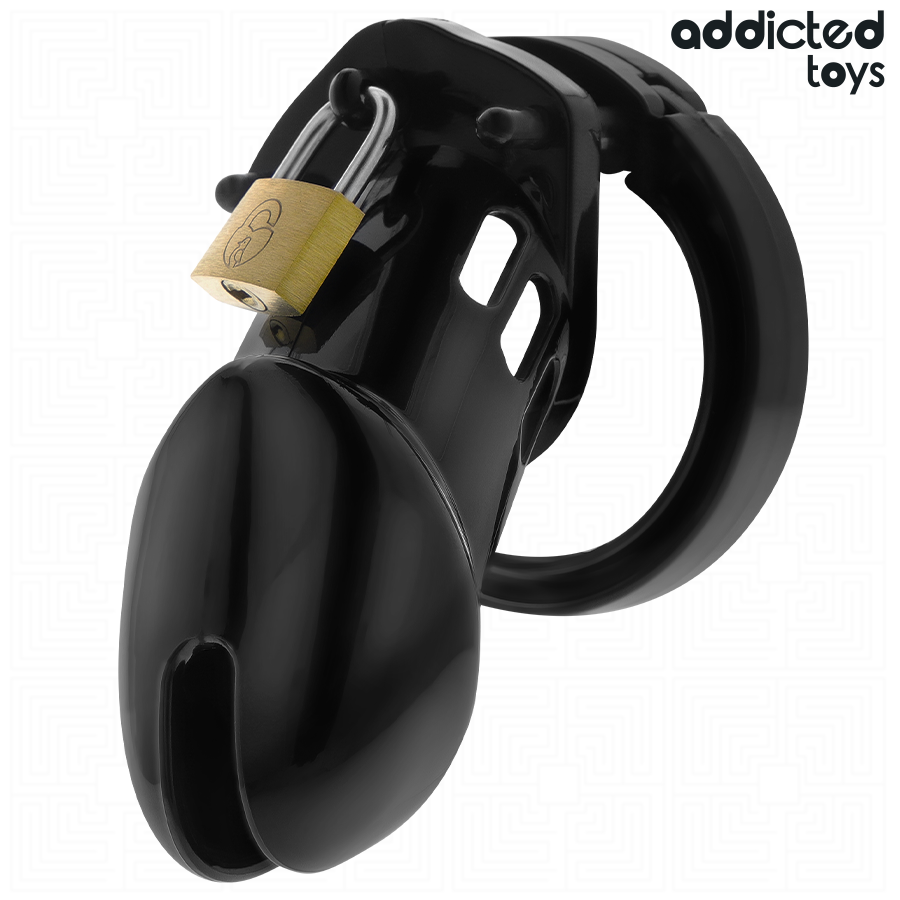 Addicted Toys Locked - Obsidian Hold Jaula Para Pene Talla M