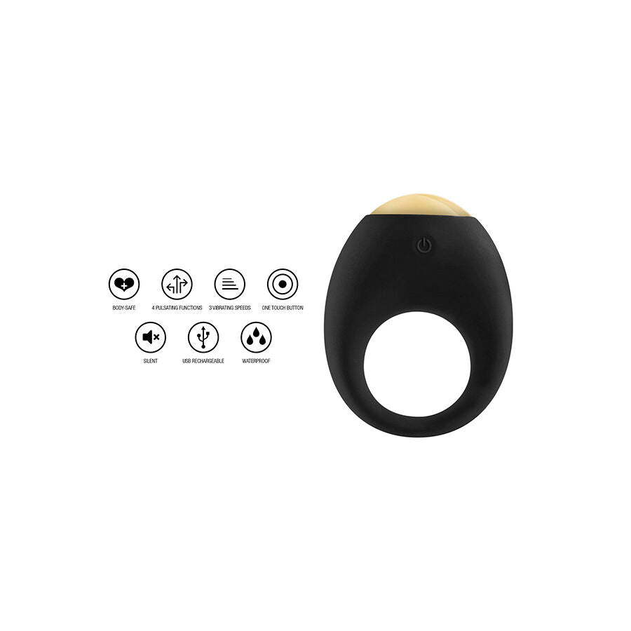 Toyjoy - Luz Eclipse Anillo Vibrador Para Pene