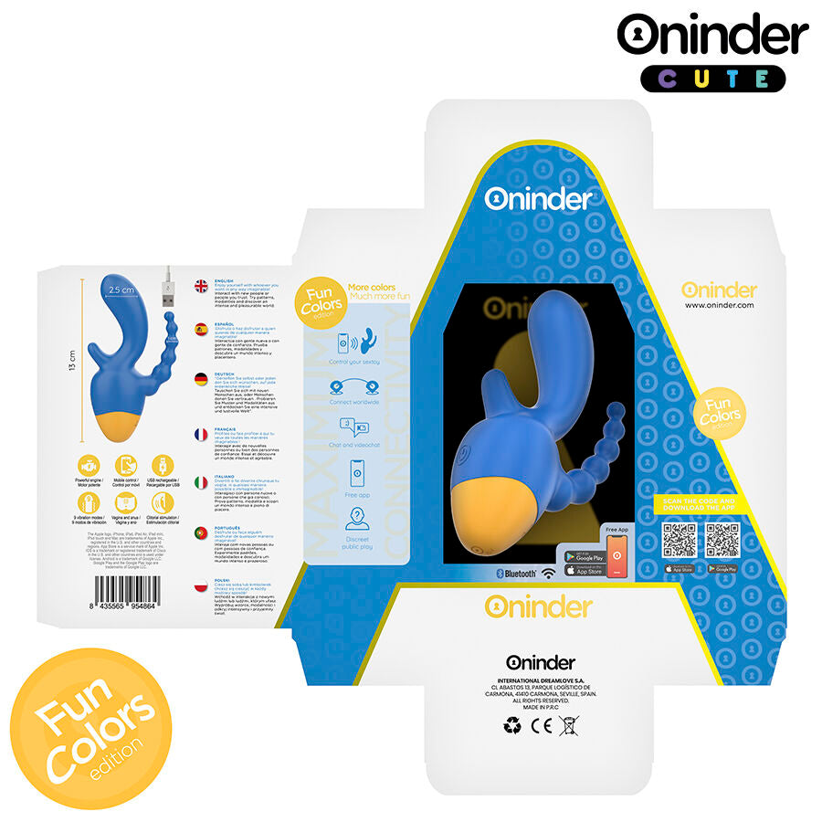 Oninder Cute - Love 3 Some Triple Vibrador - App Mundial Gratuita