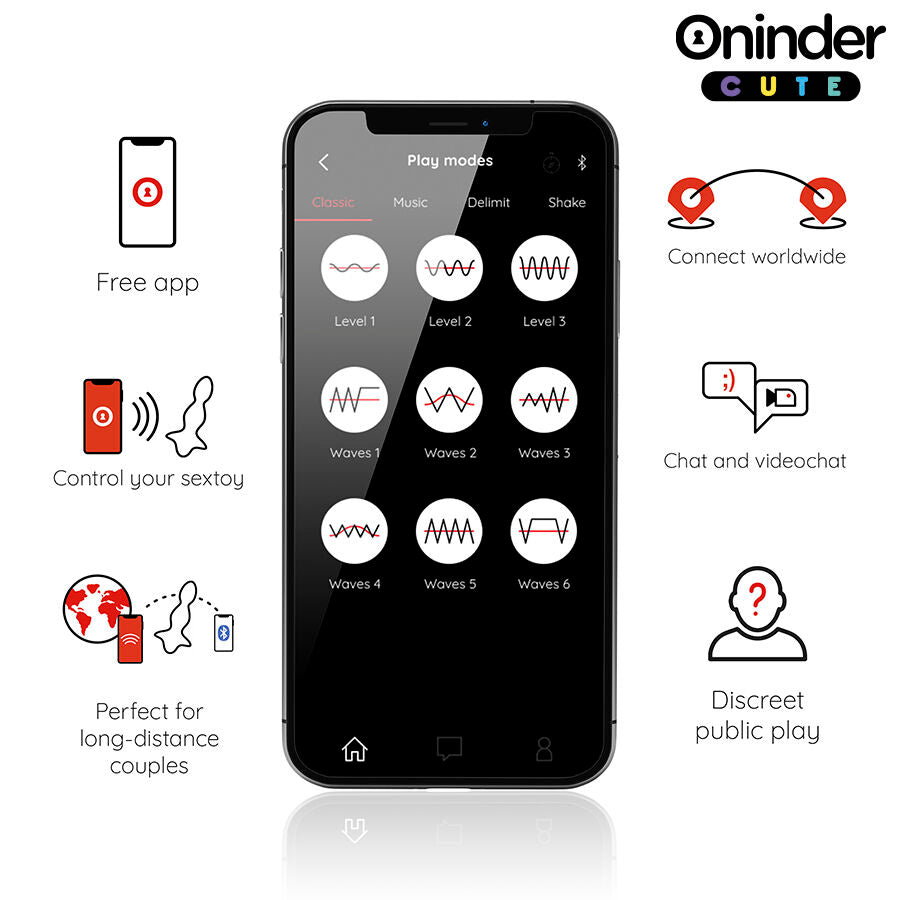 Oninder Cute - Love Butt Vibrador Plug Anal Dilatador - App Mundial Gratuita