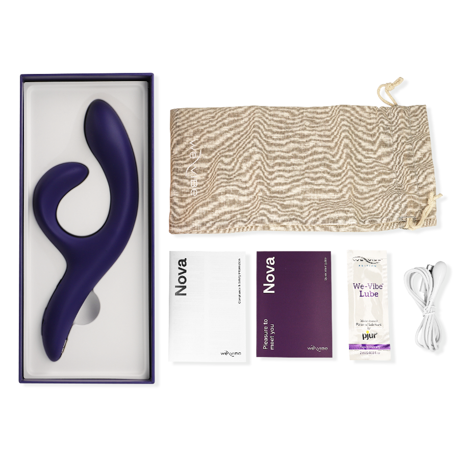 We-vibe - Nova 3 Vibrador Rabbit Azul Medianoche