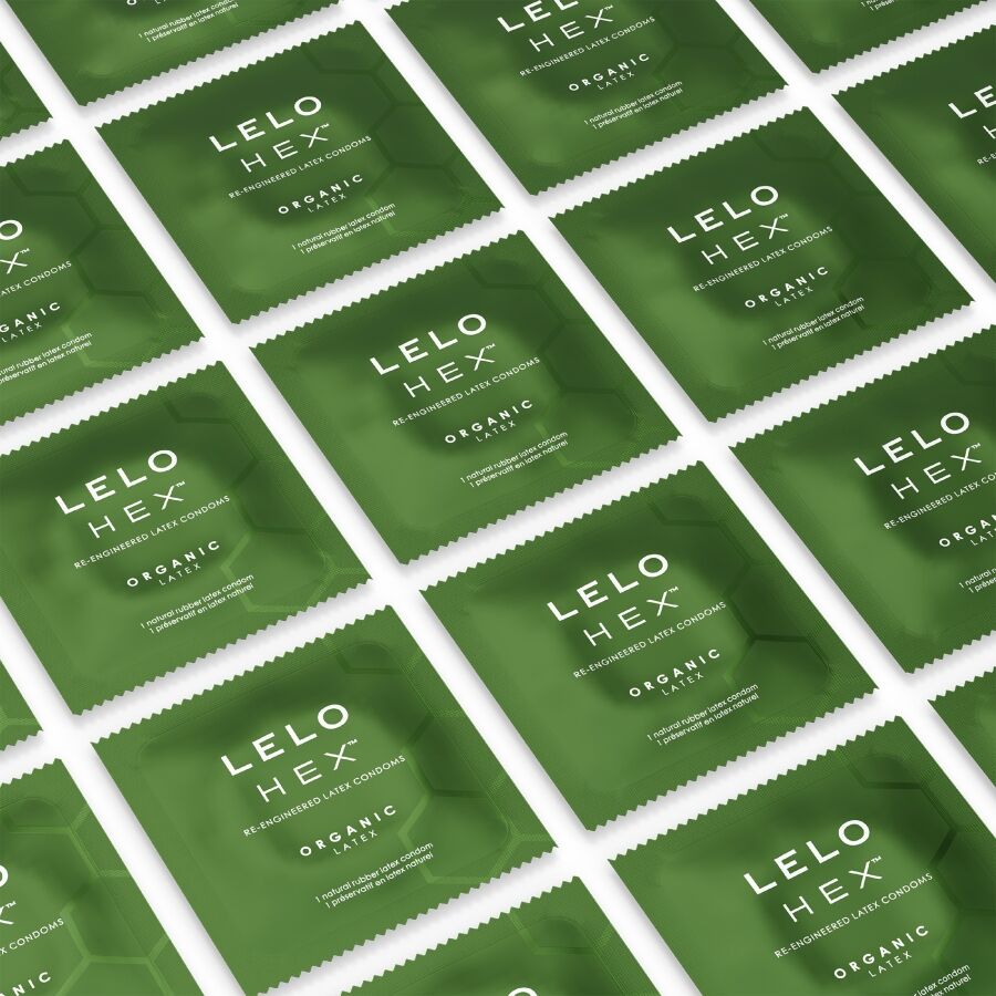 Lelo - Hex Organic Preservativo Caja 3 Uds