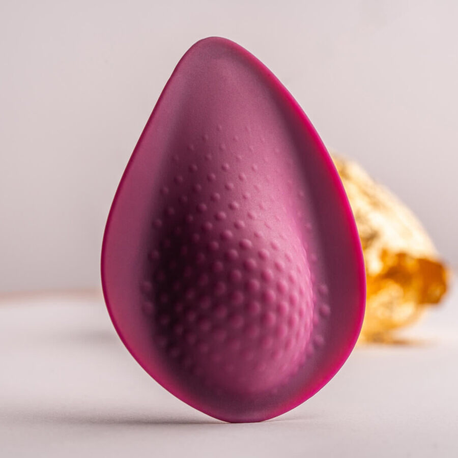 Estimulador De Braguita Con Control Remoto Knickerbocker Glory Burgundy