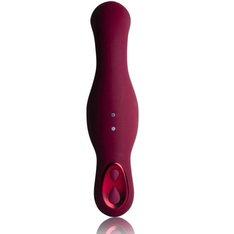 Vibrador Del Punto G Varita Wand Ruby Glow Blush Rojo