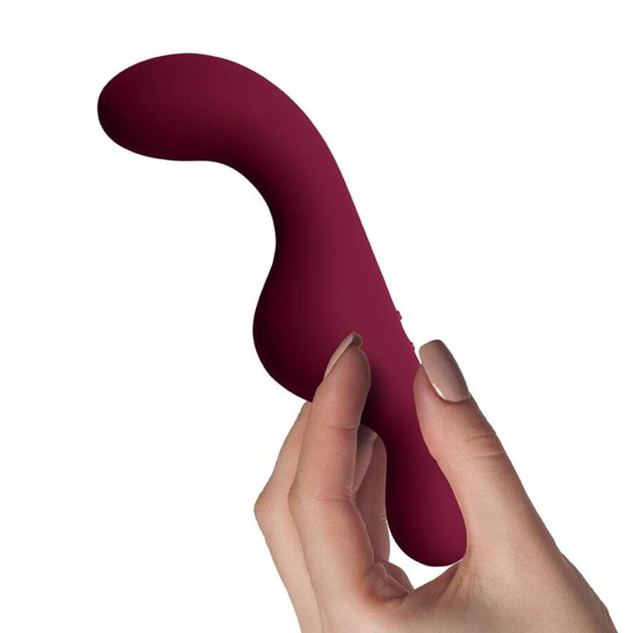 Vibrador Del Punto G Varita Wand Ruby Glow Blush Rojo