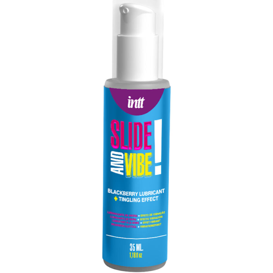 Intt Releases - Lubricante Íntimo Besable Base Agua Con Efecto Vibración 35 Ml