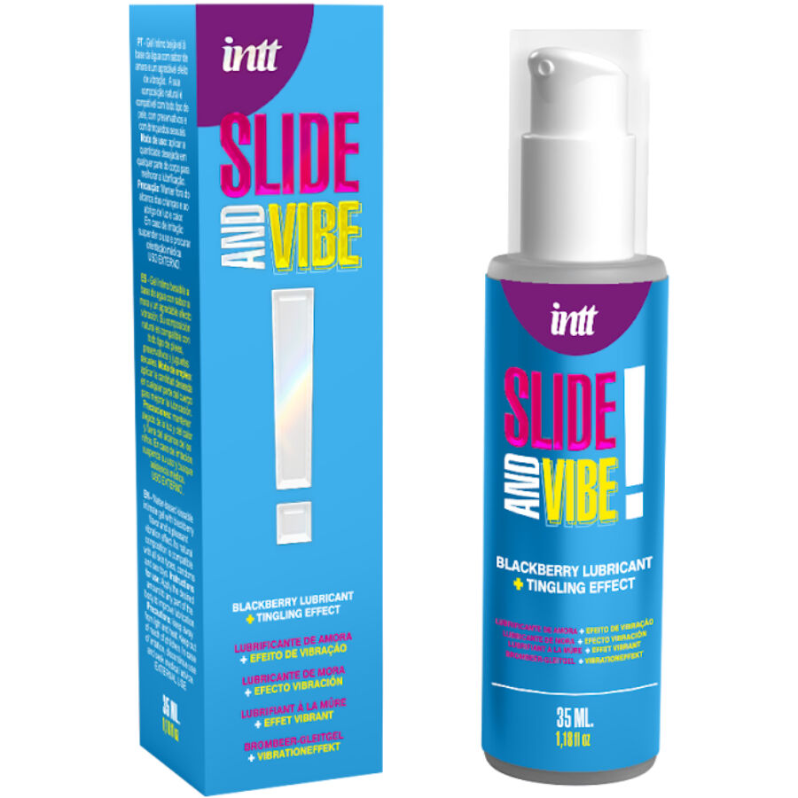 Intt Releases - Lubricante Íntimo Besable Base Agua Con Efecto Vibración 35 Ml