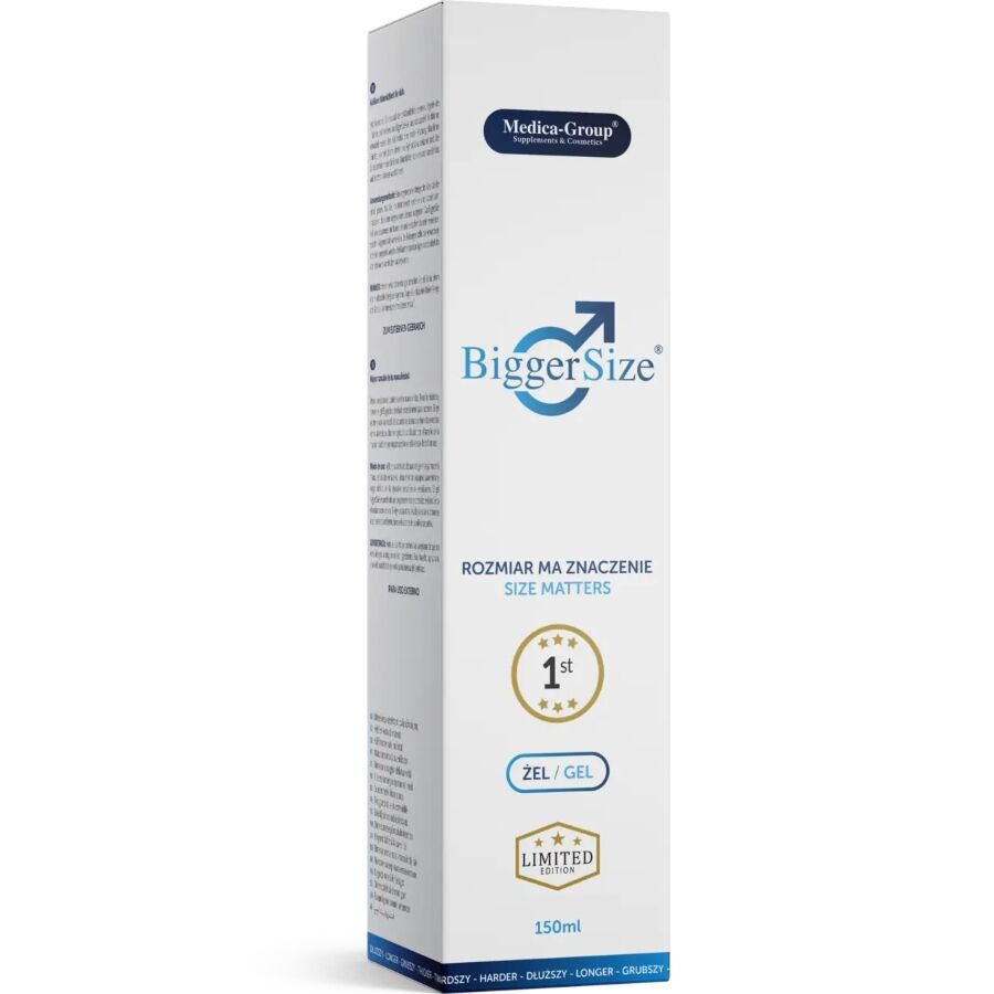 Medica Group - Bigger Size Gel Íntimo Para Hombre 150 Ml