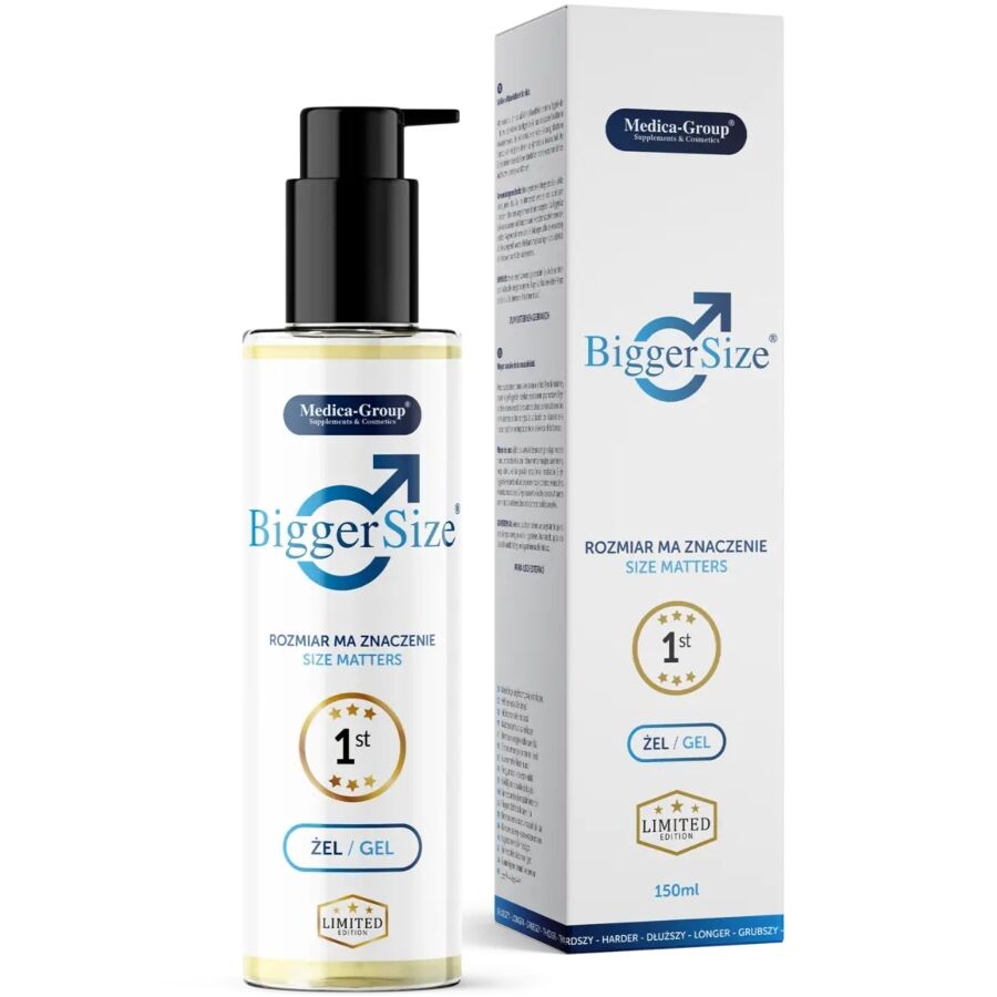 Medica Group - Bigger Size Gel Intimo Para Hombre 150 Ml