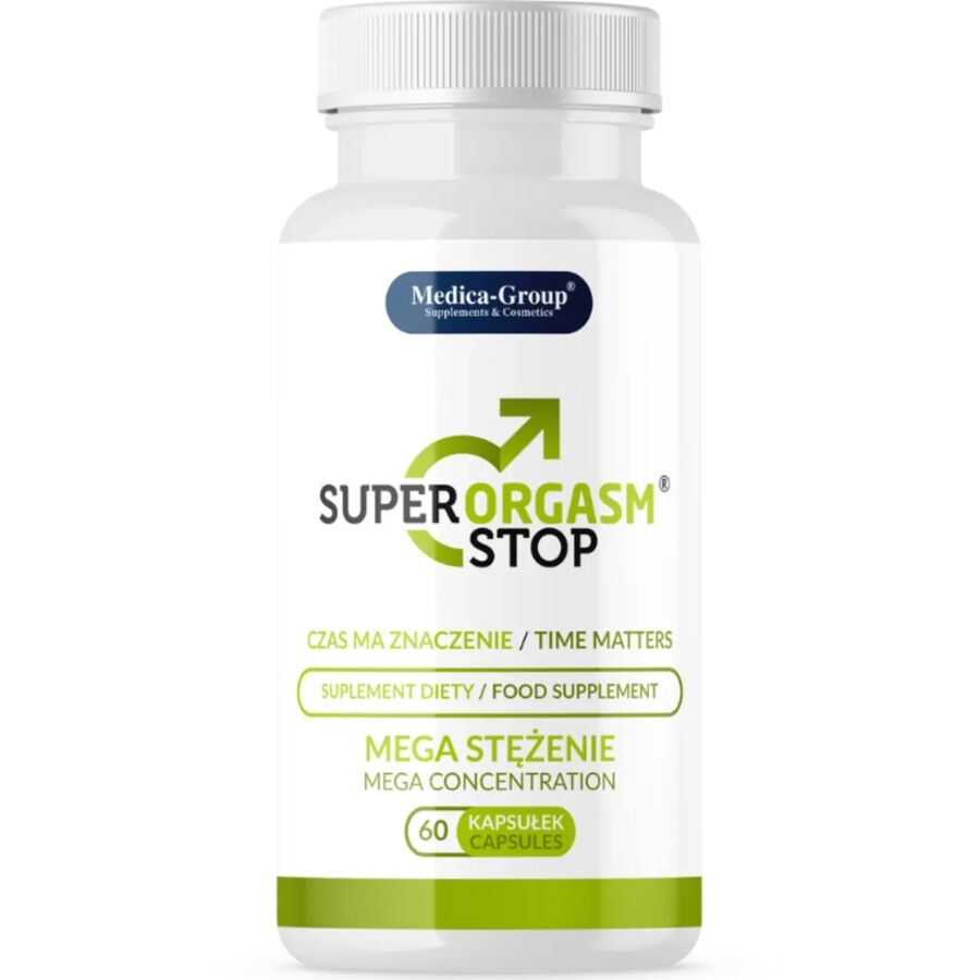 Super Orgasm Stop Cápsulas Naturales Para El Control De La Eyaculación Y Mayor Resistencia Sexual