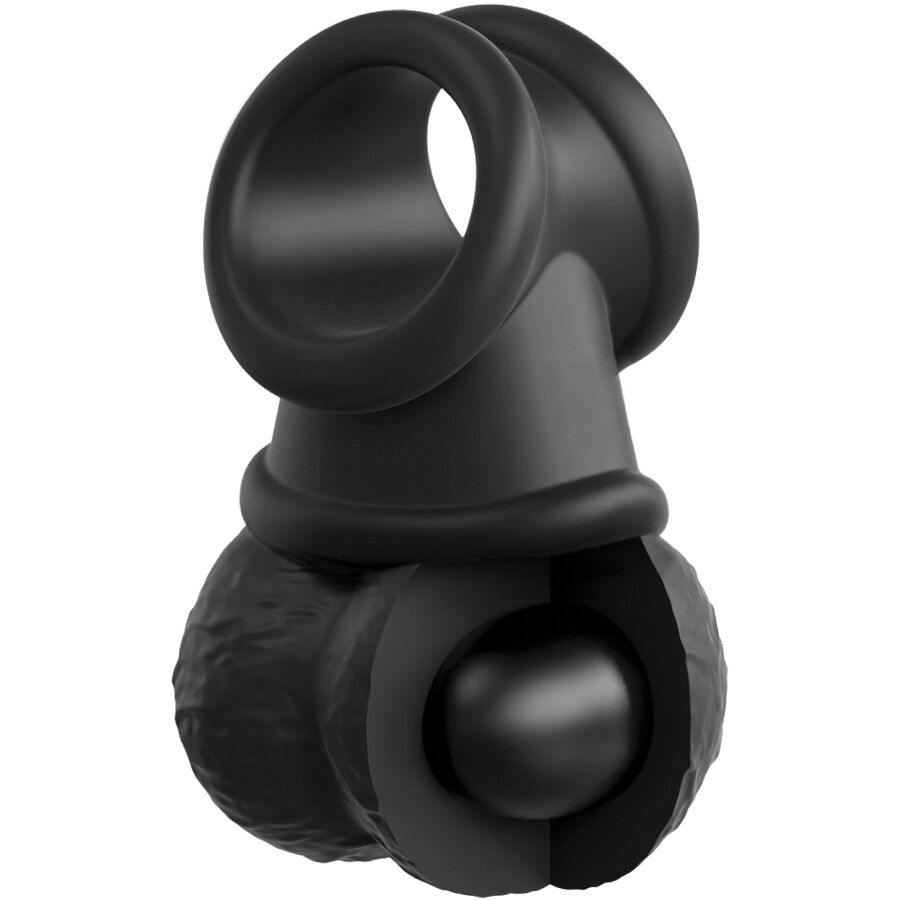 King Cock - Elite Anillo Con Testiculos De Silicona