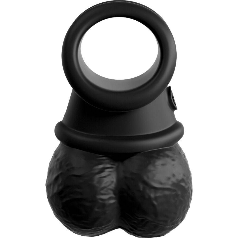 King Cock - Elite Anillo Con Testiculos De Silicona