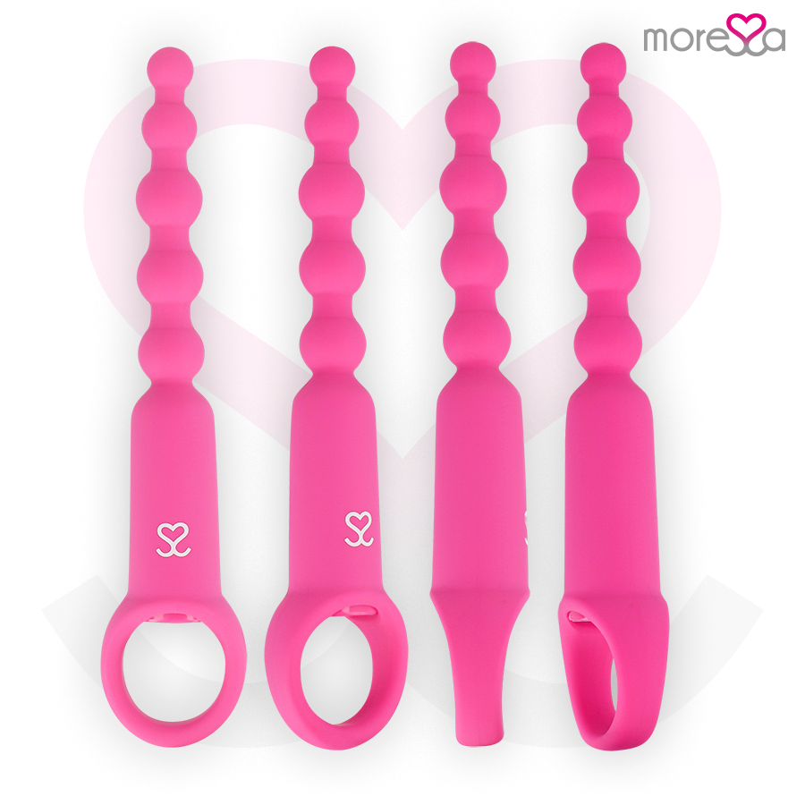 Moressa - Ronie Potente Rosario Anal Control Remoto Rosa