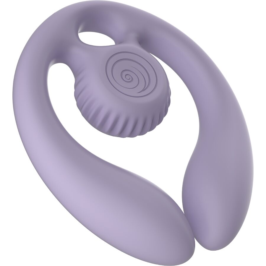 Snail Vibe - Gizi Dúo Estimulador De Parejas Control Remoto Lila