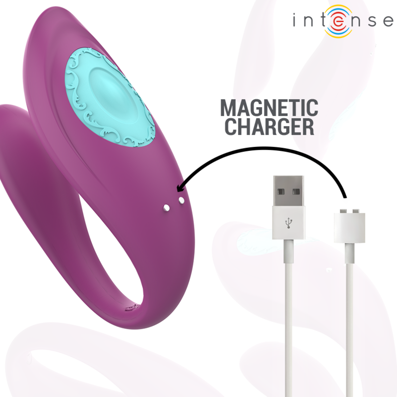 Intense - Annie Estimulador & Vibrador Forma De U Morado Control Remoto