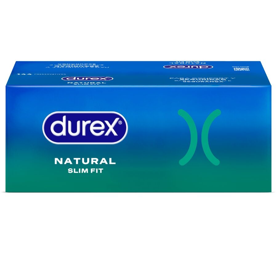 Durex - Natural Slim Fit Basic 144 Unidades