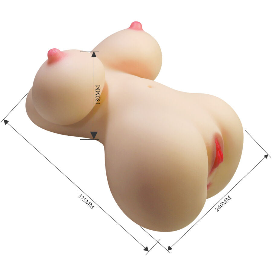Crazy Bull - Fiona Torso Femenino Realista Vagina Y Anal 7.1 Kg