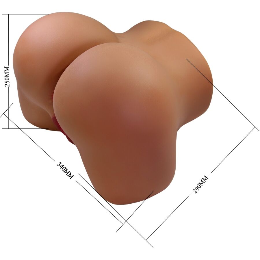 Crazy Bull - Wendy Trasero Femenino Realista Vibrador & Succionador Con Sonido 11 Kg