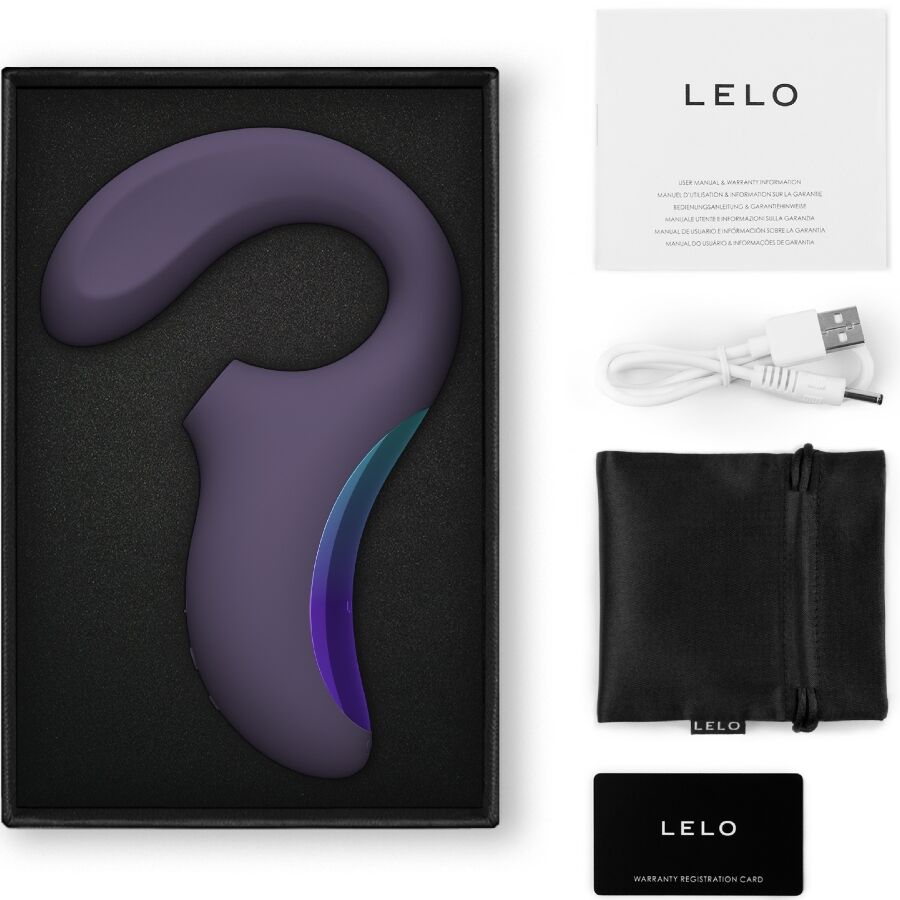Lelo - Enigma Wave Masajeador Triple Vibración Morado