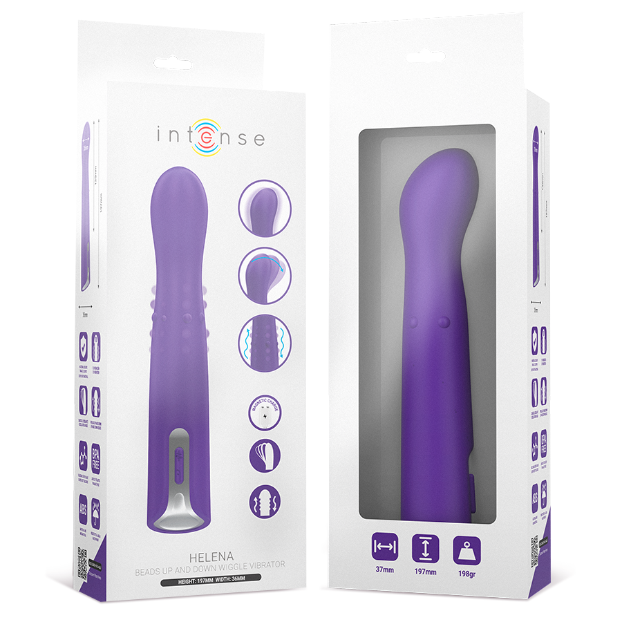 Intense - Helena Vibrador Up & Down Modo Beads 13,5 Cm