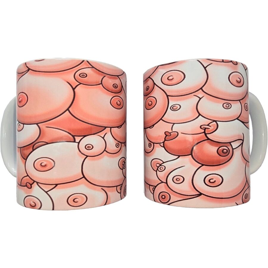 Taza Color Pechos 370ml