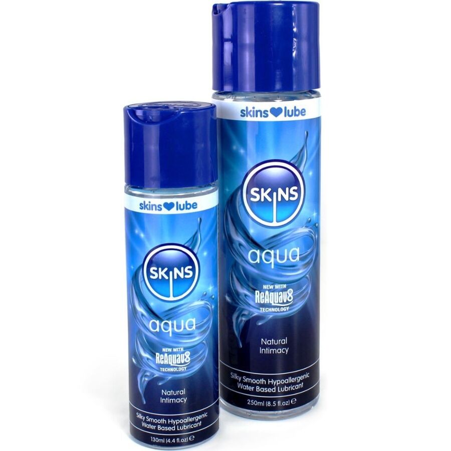 Skins - Aqua Lubricante Base De Agua 250 Ml