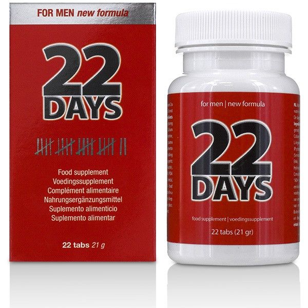 22 Days Pe – Complemento Alimenticio Para El Bienestar Masculino