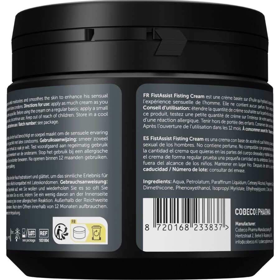 Cobeco - Fist Assist Crema Lubricante 500 Ml