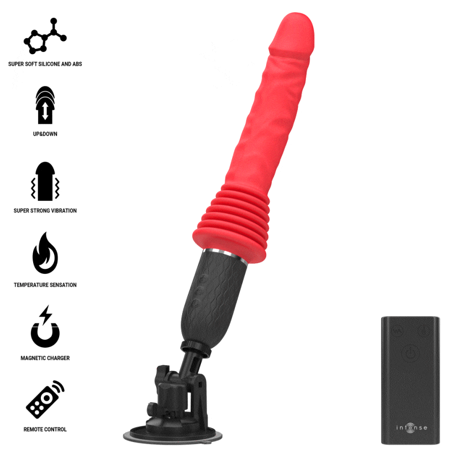 Intense - Cynthia Vibrador Thrusting Control Remoto Con Calor