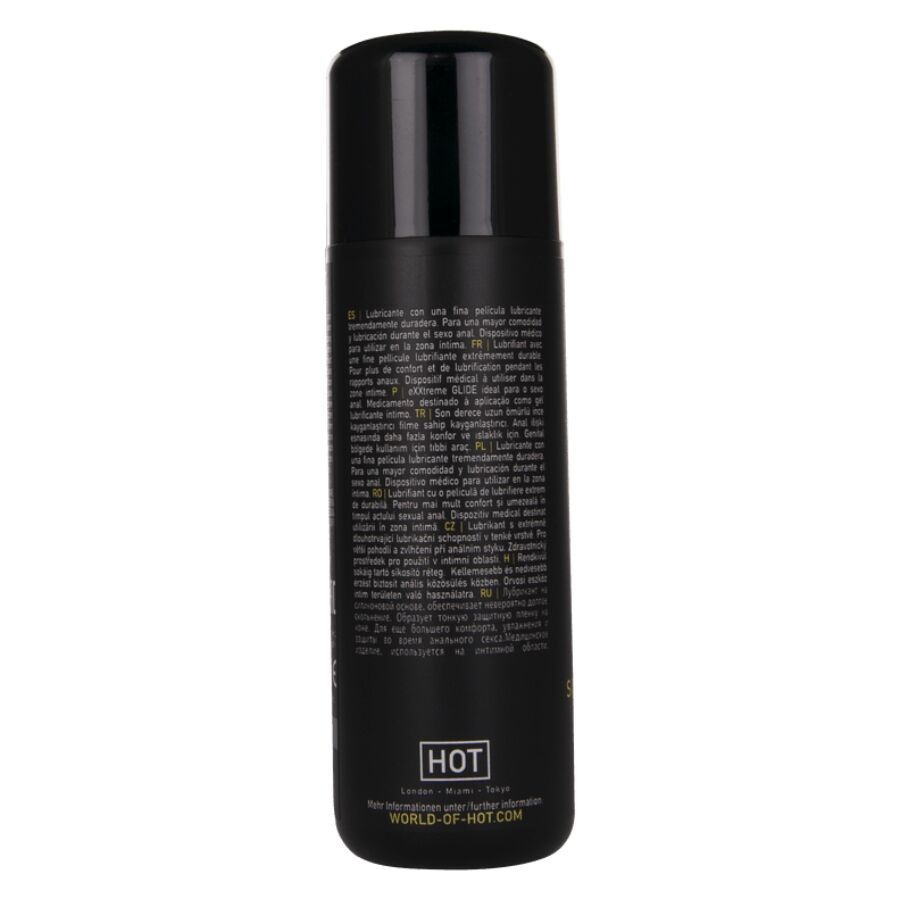 Hot - Exxtreme Glide Lubricante Base Silicona + Aceite Confort A+ 100 Ml