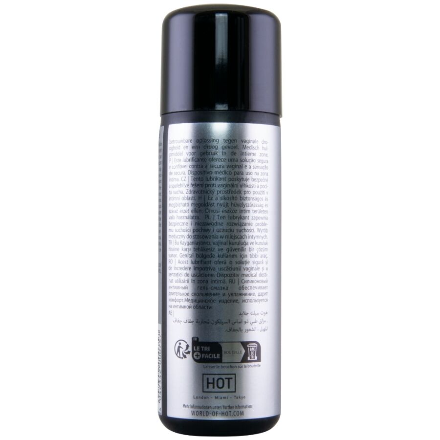 Hot - Silc Glide Lubricante Base Silicona 100 Ml