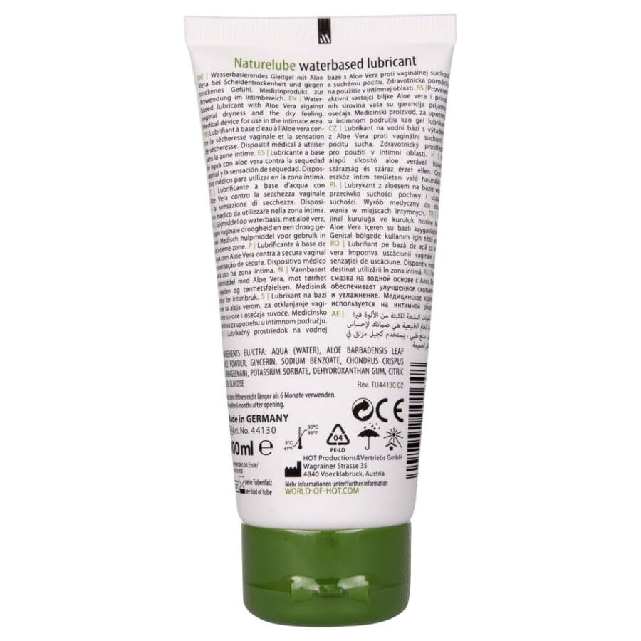 Hot Nature Lubricante Aloevera 100 Ml