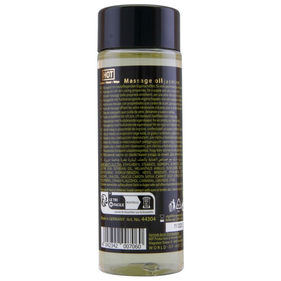 Hot - Aceite De Masaje Jasmine 100 Ml