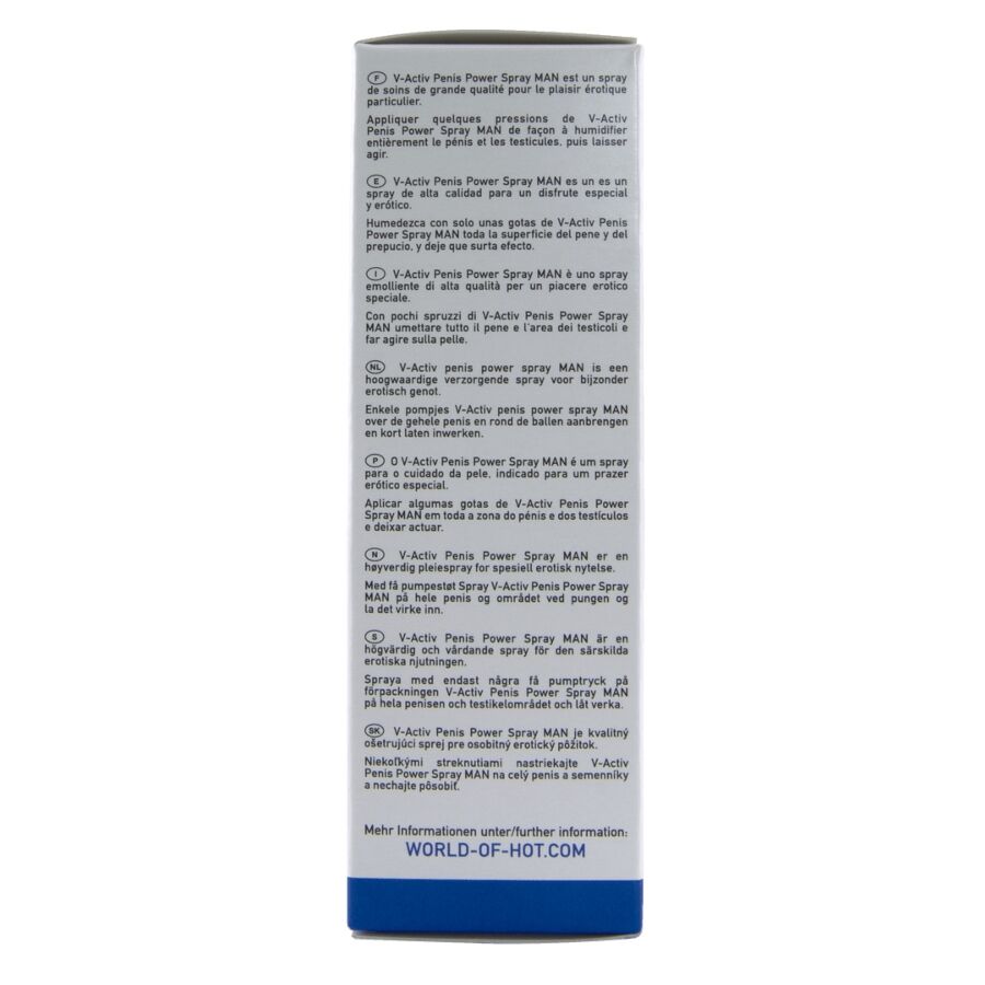 Hot - V-activ Penis Power Spray Para Hombre 50 Ml