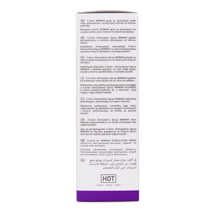 Hot - V-activ Spray Estimulante Para Mujer 50 Ml