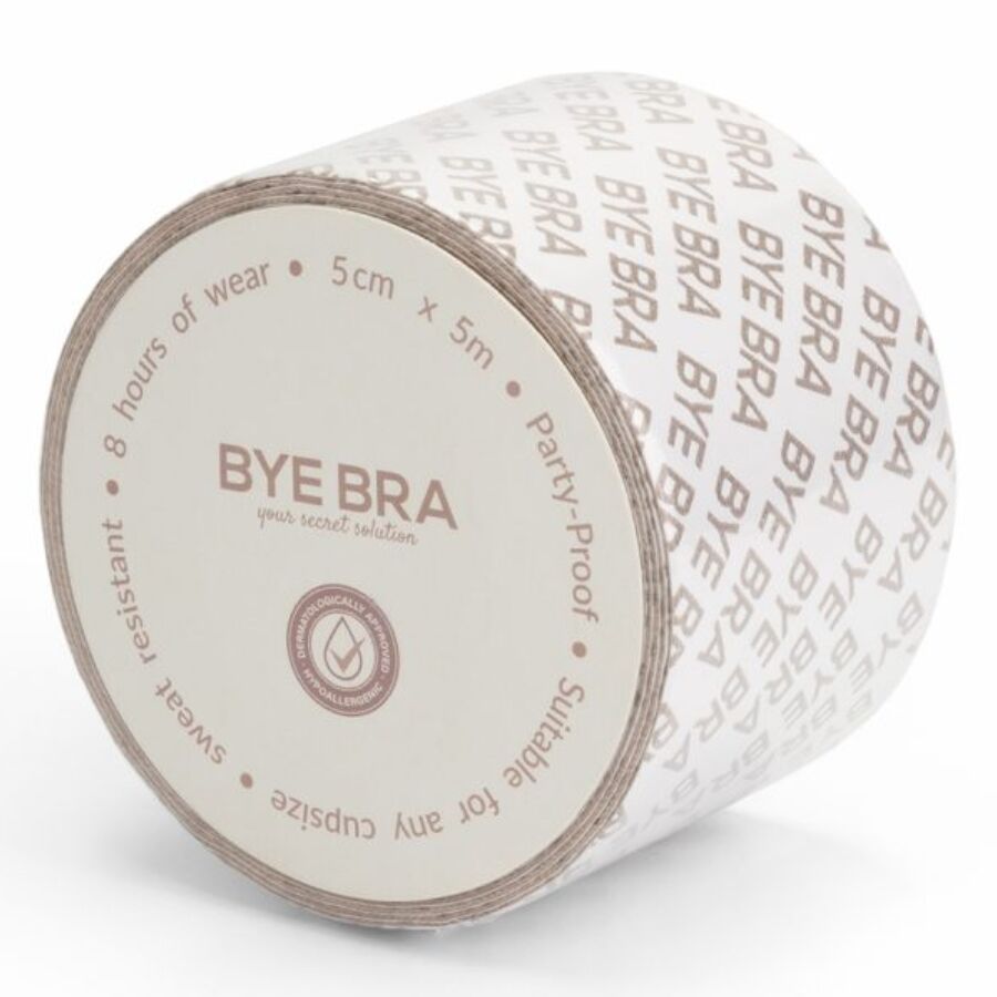 Bye-bra - Body Tape Double Sided Cinta De Doble Cara Beige Talla Única 5 X 500 Cm