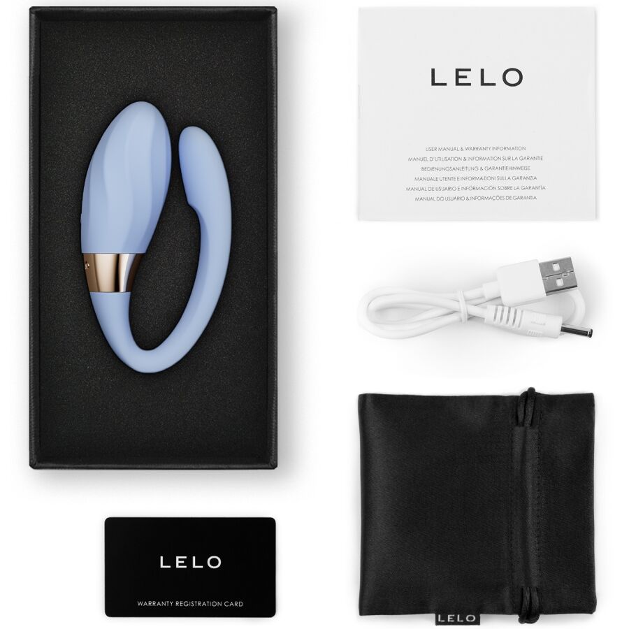 Lelo - Tiani Twist Vibrador Para Parejas Celeste