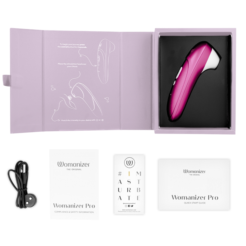 Womanizer - Pro Vibrant Estimulador De Clítoris Rosa