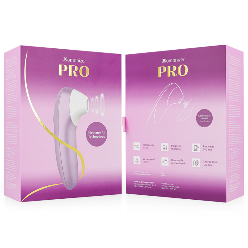 Womanizer - Pro Vibrant Estimulador De Clítoris Lila