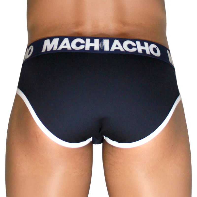 Macho - Mch008 Slip Clásico Azul Marino L