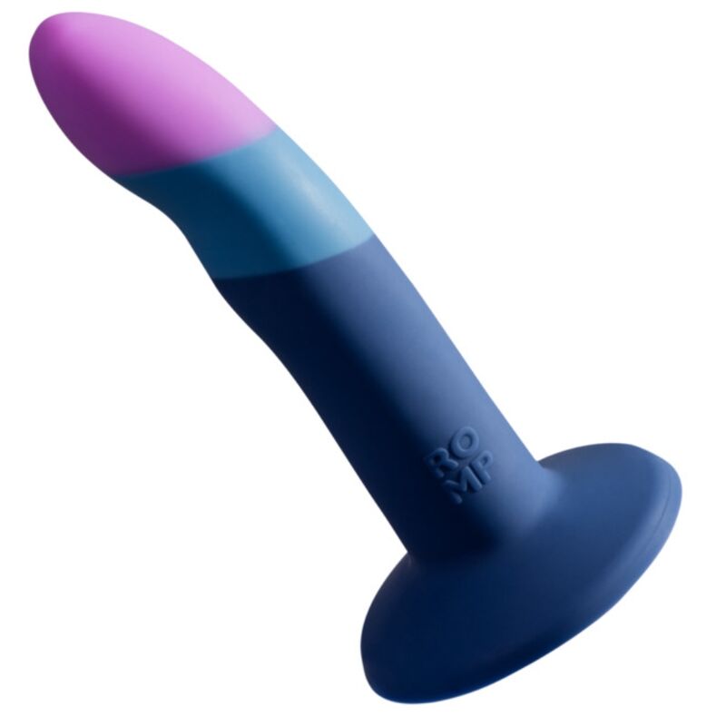 Romp - Piccolo Arnés + Dildo Silicona Con Ventosa Tricolor 14 Cm