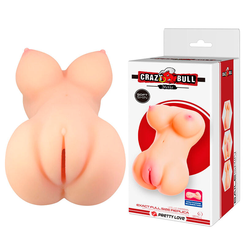 Crazy Bull - Mette Masturbador Realístico Ano Y Vagina Carne