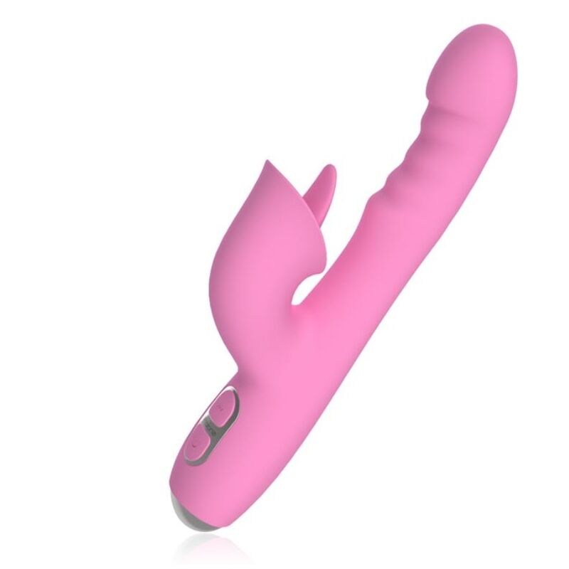 Nalone - T-may Vibrador Rabbit Con Empuje Y Movimiento Oscilante
