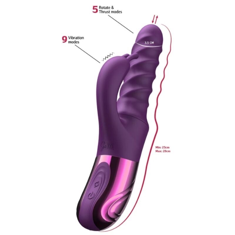 She.E.O - Vibrador Rabbit Swirl Morado