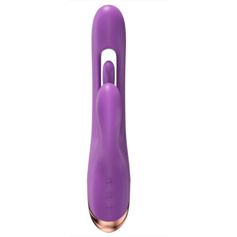 She.e.o - Vibrador Rabbit Punto G Con Movimiento Digital Morado