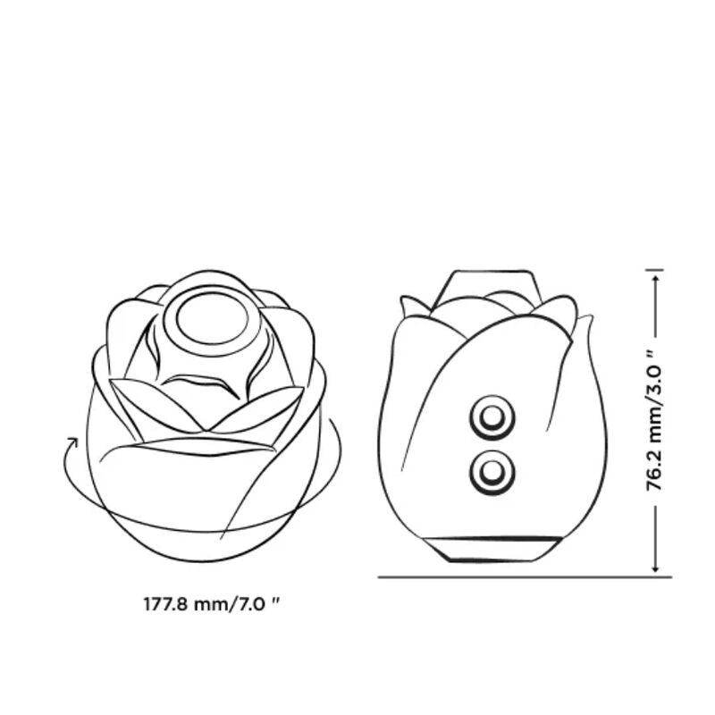 Romp - Rose 2.0 Succionador De Clítoris Forma Rosa Edición Limitada