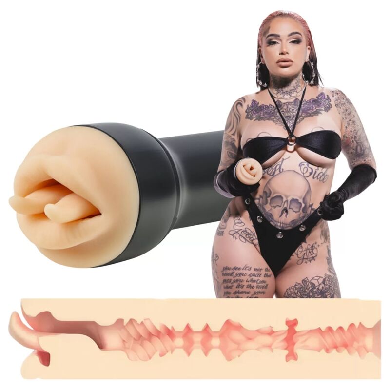 Kiiroo - Raven Mouth Masturbador Lengua Viperina Realista