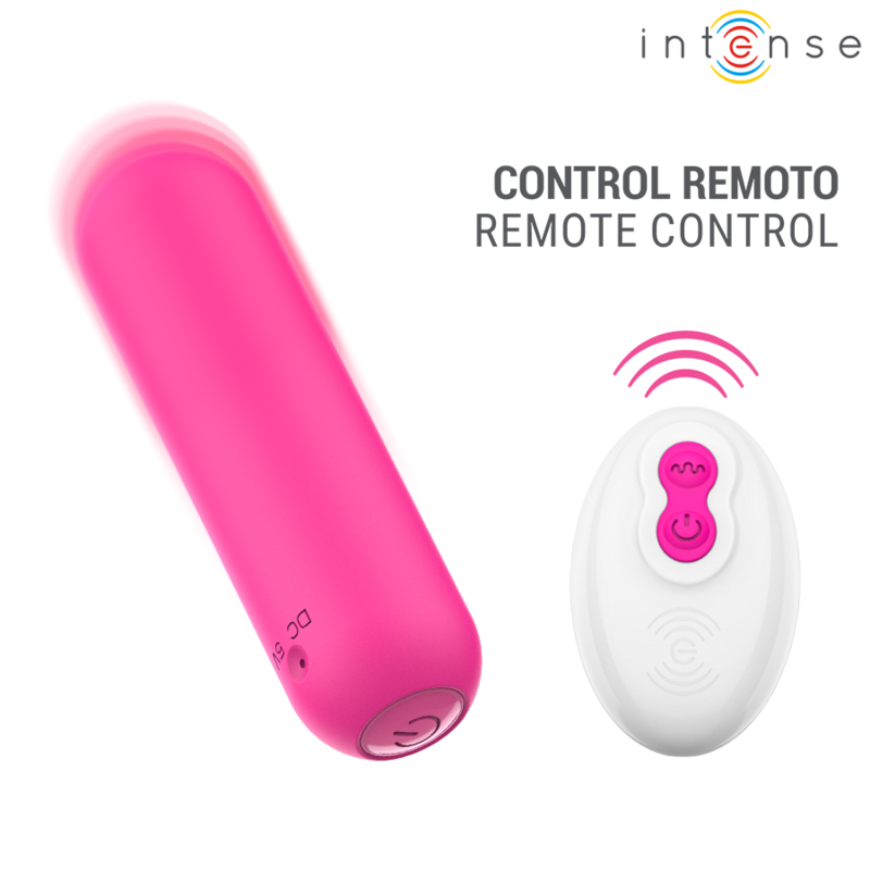 Intense - Judy Bala Vibradora Recargable Con Control Remoto Rosa
