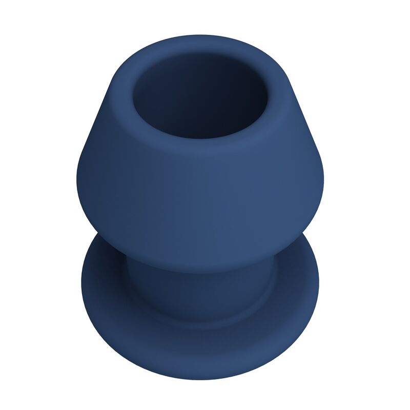 Mr Play - Jack Plug Anal Hueco Silicona Azul Talla M