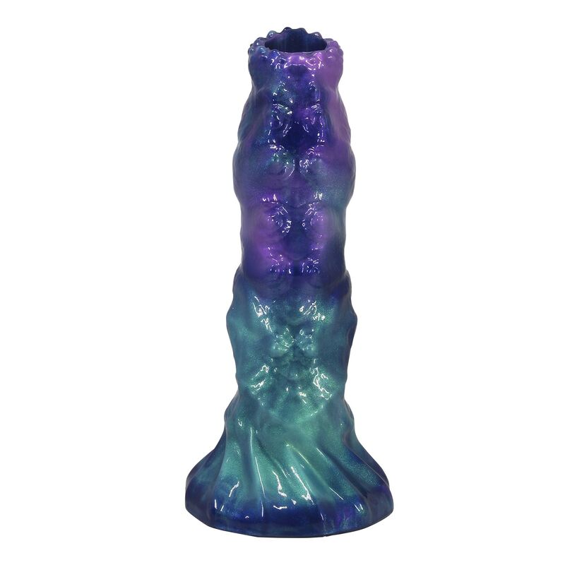 Power Monsters - Duskwalker Sentinel Dildo Hinchable Fantasía Tricolor 23 Cm Ø 5 Cm